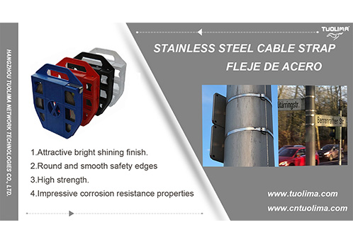 Stainless Steel Strip Cable Strap /Fleje de Acero